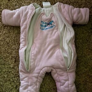 Baby Merlin’s Magic Sleepsuit Pink